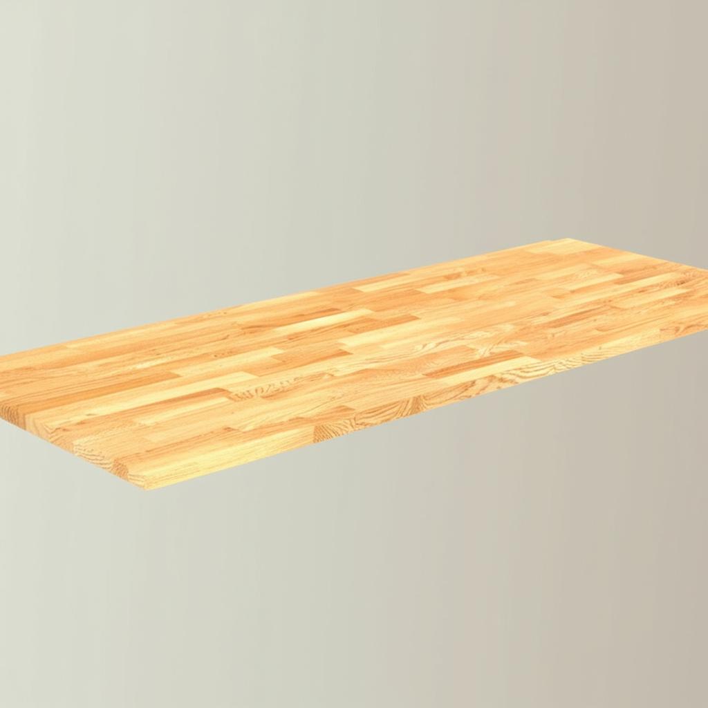 Hampton Bay 4 ft. Finished Engineered Oak Butcher Block Countertop