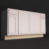 Hampton Bay 60 in. Unfinished Assembled Sink Base Kitchen Cabinet with Recessed Panel