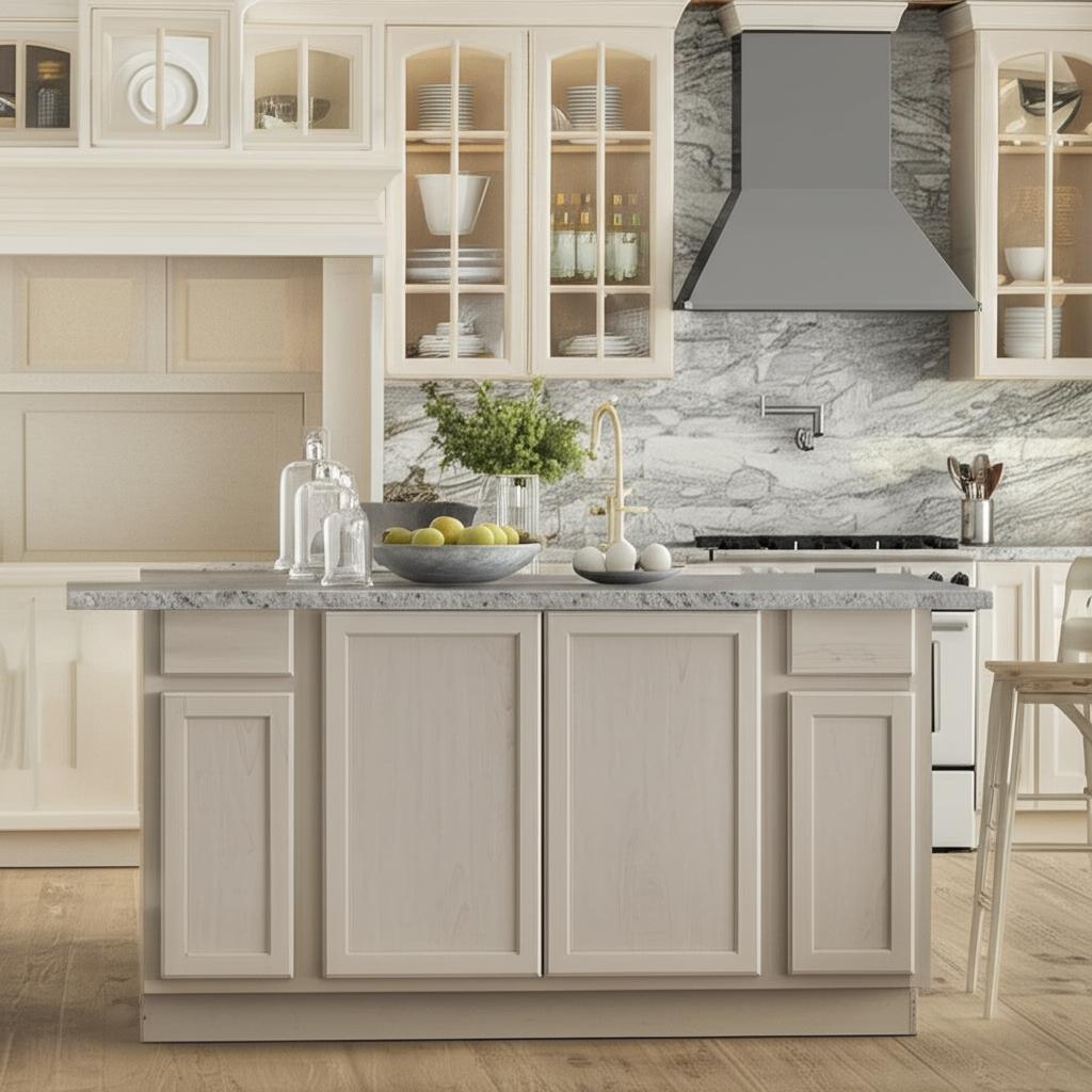 Hampton Bay 60 in. Unfinished Assembled Sink Base Kitchen Cabinet with Recessed Panel