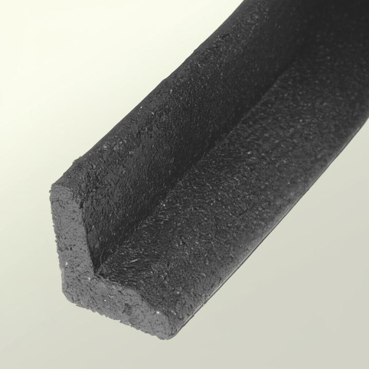 Vigoro EcoBorder 4 ft. Black Recycled Rubber Landscape Edging (6-Pack)