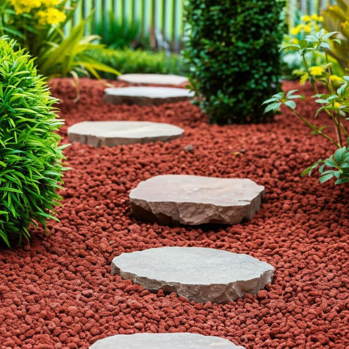 Vigoro 0.5 cu. ft. Bagged Red Lava Rock (64 Bags/32 cu. ft./Pallet) – Bulk Landscape Rocks