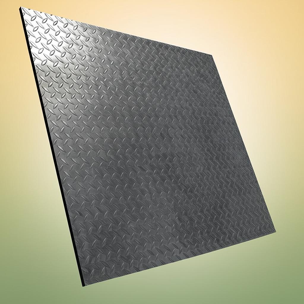 Husky Diamond 10 ft. W x 44 ft. L Grey Commercial Vinyl Flooring