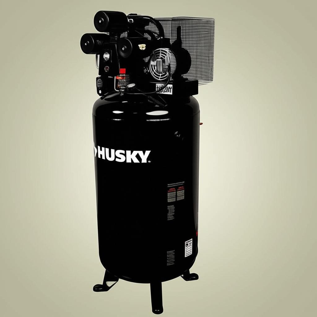 Husky 80 Gal. 3-Cylinder Single Stage Electric Air Compressor