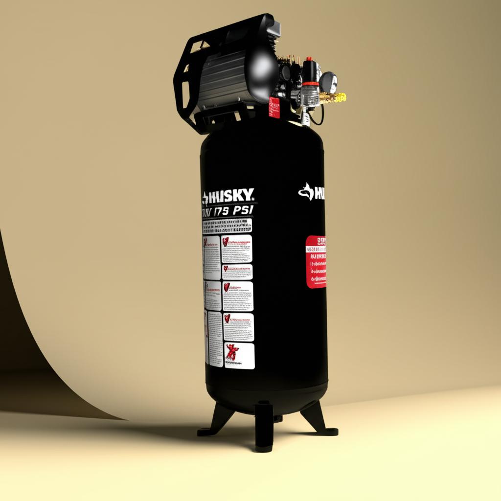 Husky 60 Gal. Electric Air Compressor - 3.7 HP, 175 PSI