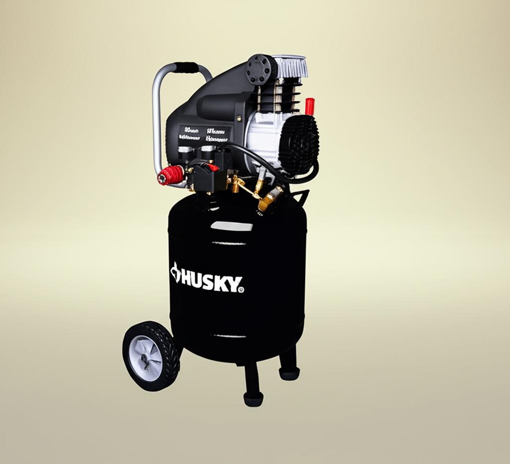 Husky 10 Gal. Portable Electric Air Compressor with Extra Value Kit