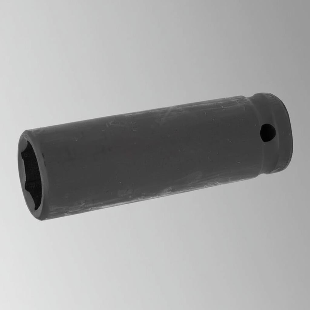 Husky 1/2 in. Drive 17 mm 6-Point Deep Impact Socket