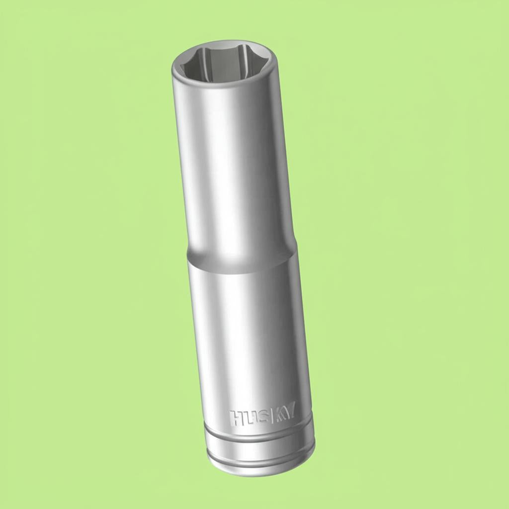 Husky 3/8 in. Drive 1/2 in. 6-Point SAE Deep Socket