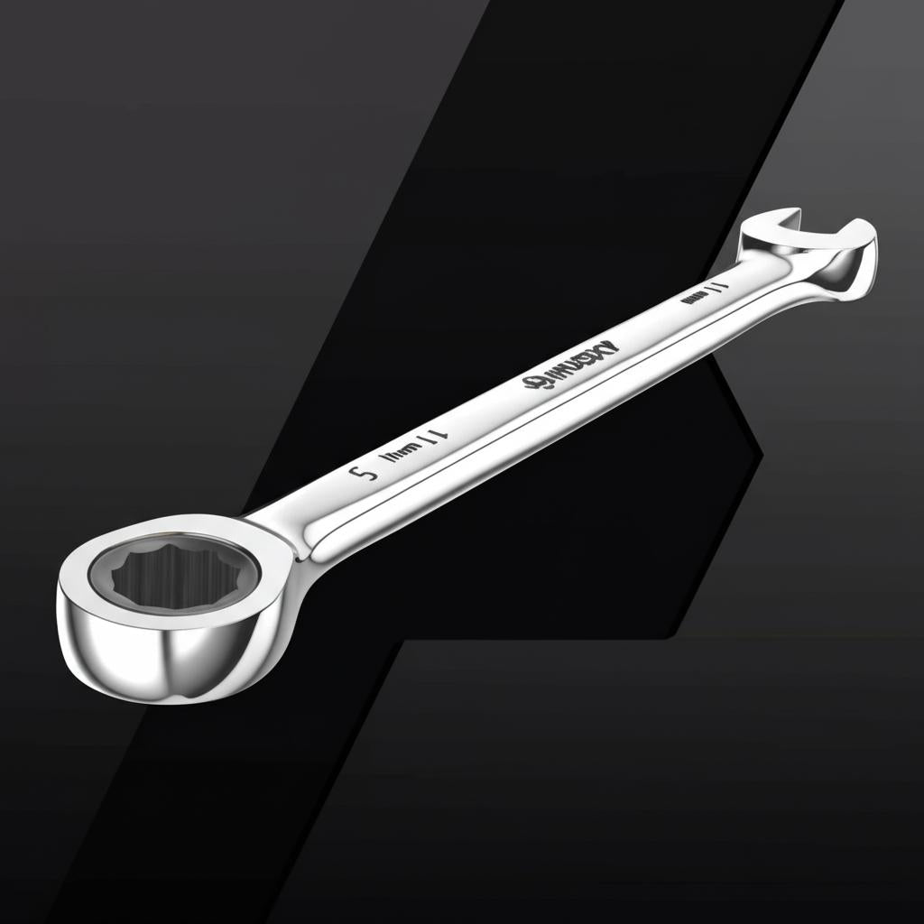 Husky 11 mm 12-Point Metric Ratcheting Combination Wrench