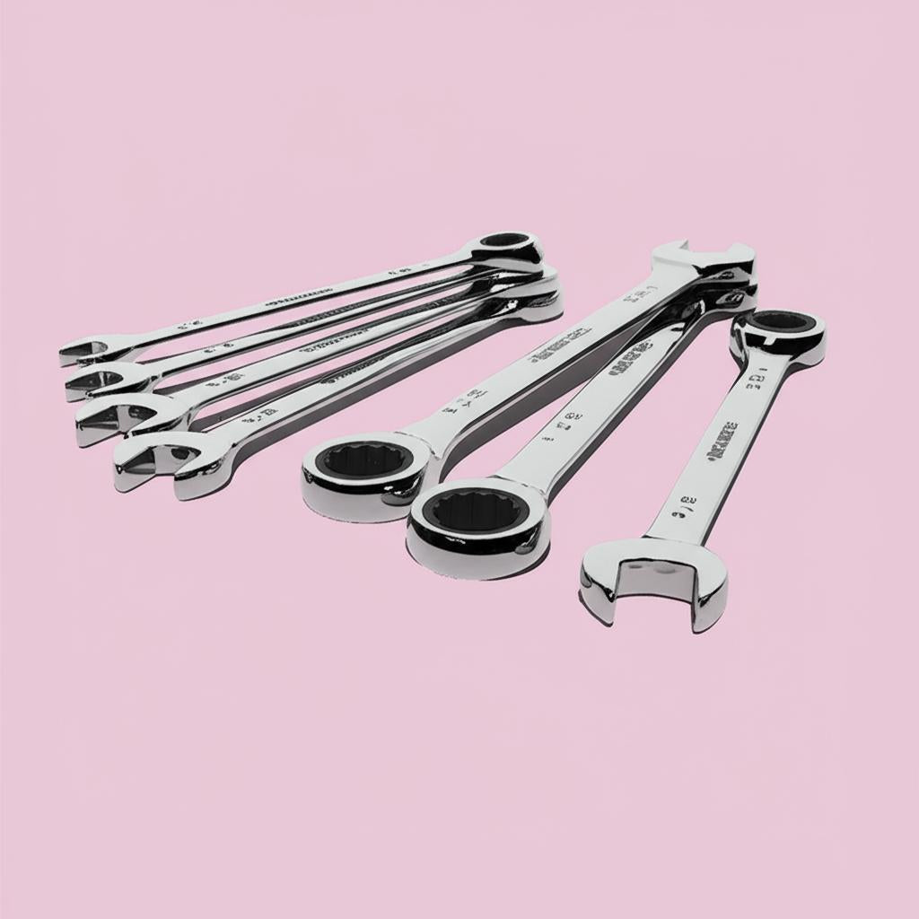 Husky Ratcheting SAE Combination Wrench Set (7-Piece)