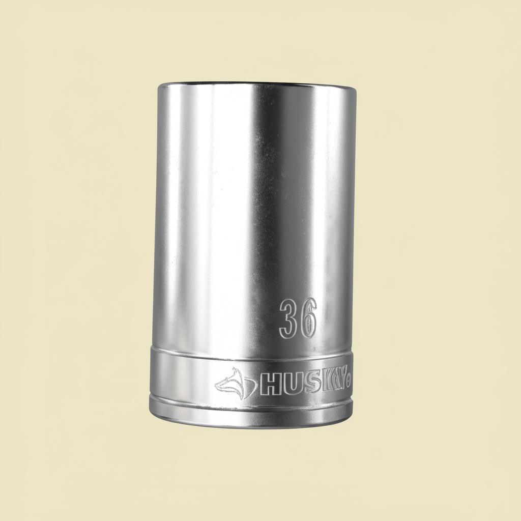 Husky 1/2" Drive 12-Point Deep Metric Socket 36mm