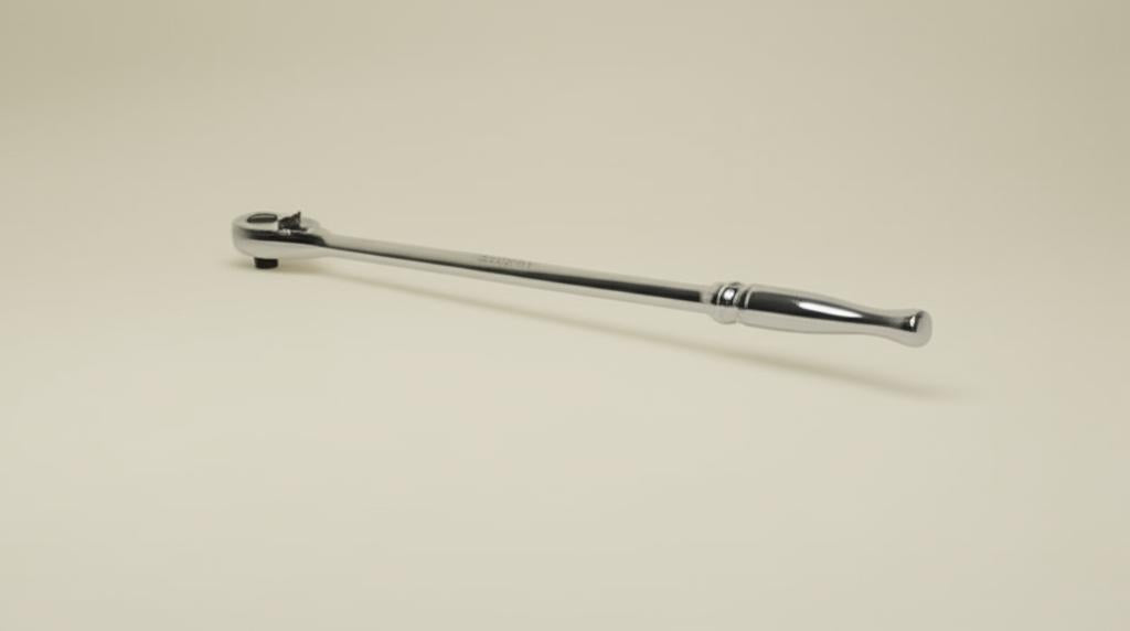Husky 3/8 in. Drive 100-Position Extra Long Handle Ratchet