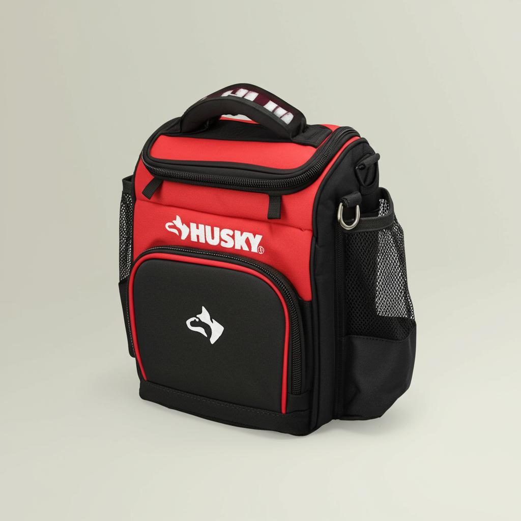 Husky 9 in. Insulated Lunch Cooler Bag with Leak-Proof Lining