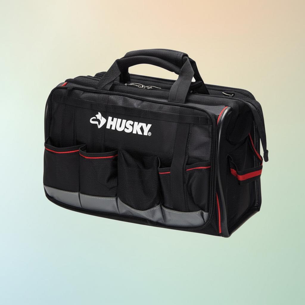 Husky 18 in. Tech Tool Bag - Heavy-Duty Storage Solution