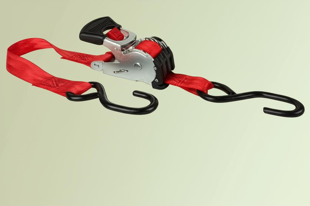 Husky Retractable Ratchet Straps 6 ft x 1 in 500 lbs (2-Pack)