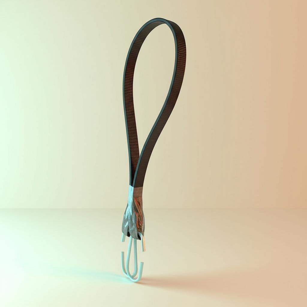 Husky 3/4 in. x 36 in. EPDM Rubber Strap with Steel Hook