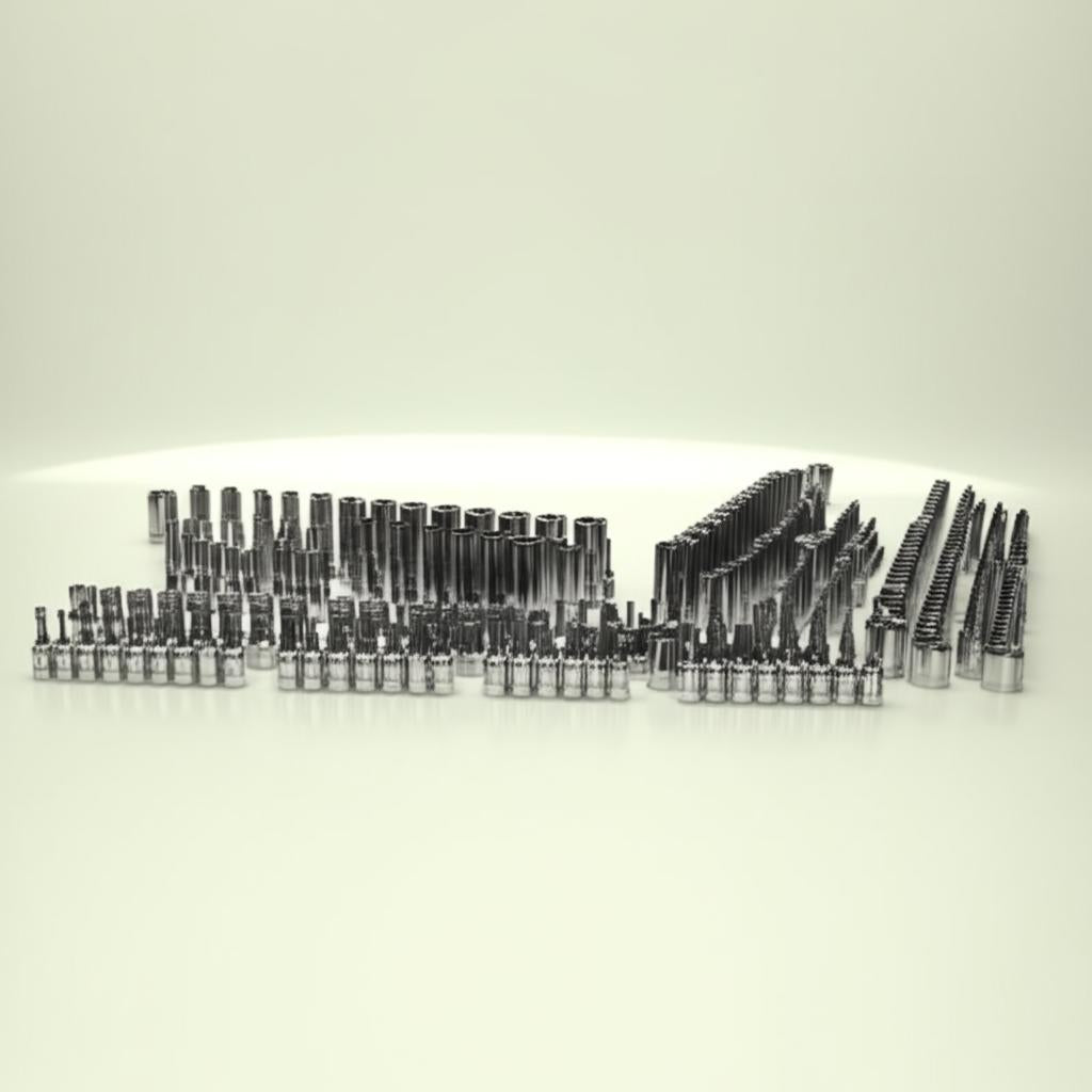 Husky 347-Piece Master Socket Set – Chrome SAE & Metric Sockets, Lifetime Warranty