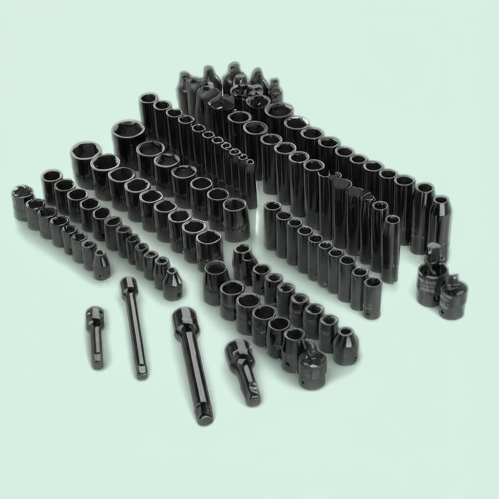 Husky 3/8 in. and 1/2 in. Drive Master 6-Point Impact Socket Set (108-Piece)