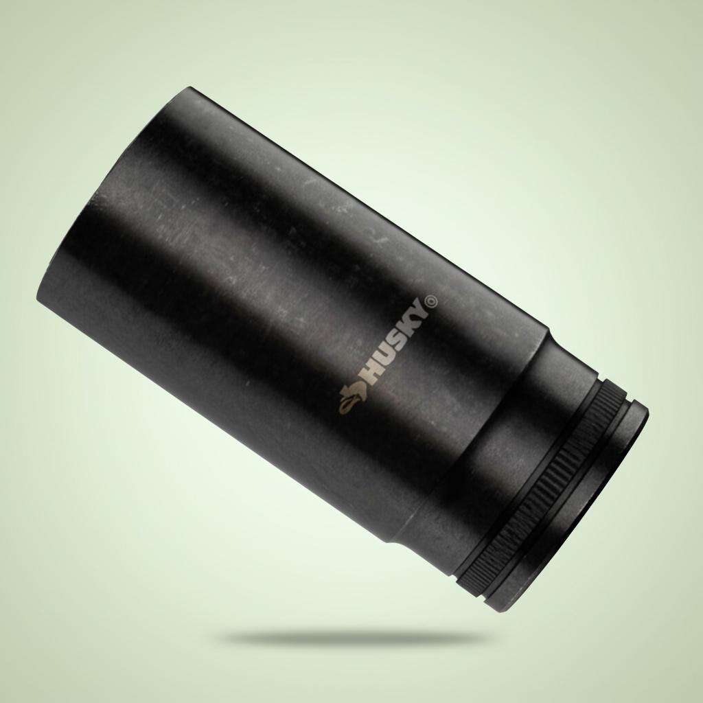 Husky 3/8 in. Drive 9/16 in. Knurl Grip Deep Universal Socket