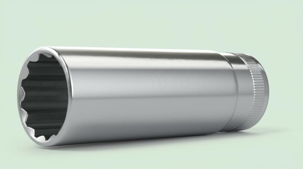 Husky 1/2 in. Drive 21 mm 12-Point Metric Deep Socket