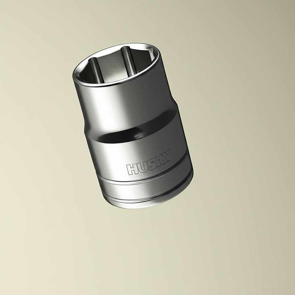 Husky 3/8 in. Drive 1/2 in. 6-Point SAE Standard Socket