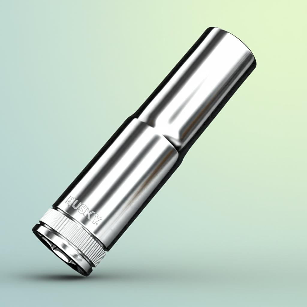Husky 3/8 in. Drive 10 mm 6-Point Metric Deep Socket