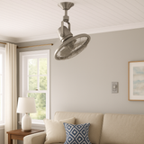 Home Decorators Collection Bentley II 18 in. Oscillating Brushed Nickel Ceiling Fan