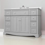Home Decorators Collection Fremont 49" Single Sink Grey Bath Vanity with Granite Top