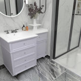 Home Decorators Collection Hampton Harbor 48" Gray Marble Vanity
