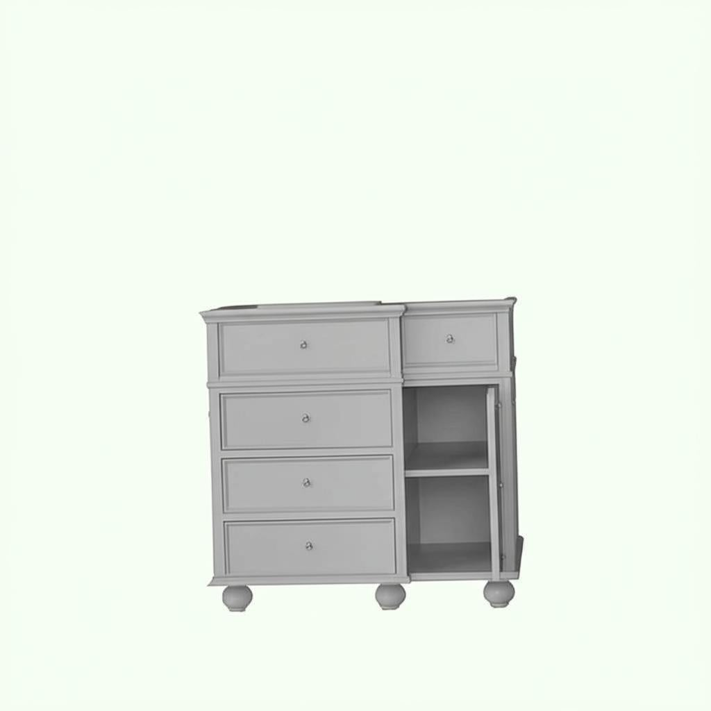Home Decorators Collection Hampton Harbor 36" Gray Marble Top Vanity