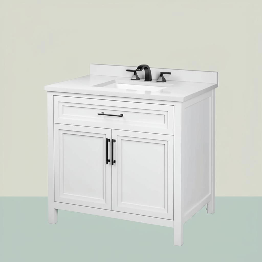 Home Decorators Collection Mayfield 36-inch Single Sink Vanity with Engineered Stone Top