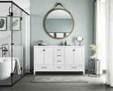 Home Decorators Collection Merryfield 60" White Bathroom Vanity Cabinet