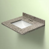 Home Decorators Collection Granite Vanity Top with White Sink - 25" x 19"