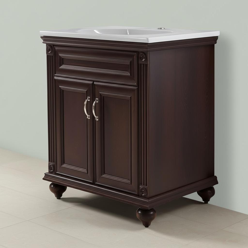 Home Decorators Collection Annakin 30 in. Bathroom Vanity Cabinet in Cognac