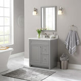 Home Decorators Collection Brinkhill 30-Inch Bathroom Vanity Cabinet in Sterling Gray