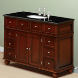 Home Decorators Collection Hampton Harbor 44" Single Sink Vanity with Black Granite Top