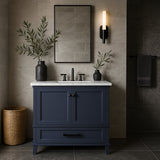 Home Decorators Collection Merryfield 31" Single Sink Vanity with Marble Top