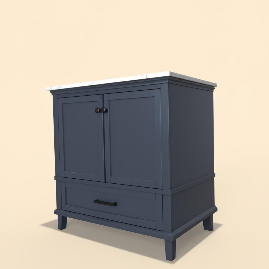 Home Decorators Collection Merryfield 31" Single Sink Vanity with Marble Top