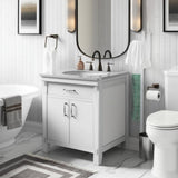 Home Decorators Collection Bellington 30" Single Sink Bathroom Vanity with Engineered Stone Top