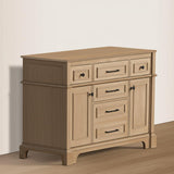 Home Decorators Collection Melpark 48" Antique Oak Vanity with Marble Top