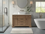Home Decorators Collection Melpark 48" Antique Oak Vanity with Marble Top