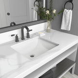 Home Decorators Collection 43" Engineered Stone Vanity Top - Calacatta White
