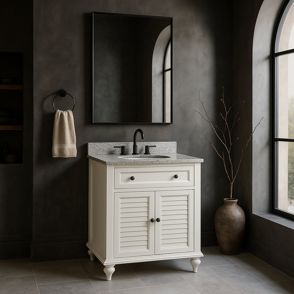 Home Decorators Collection Hamilton 31" Freestanding Bath Vanity with Granite Top