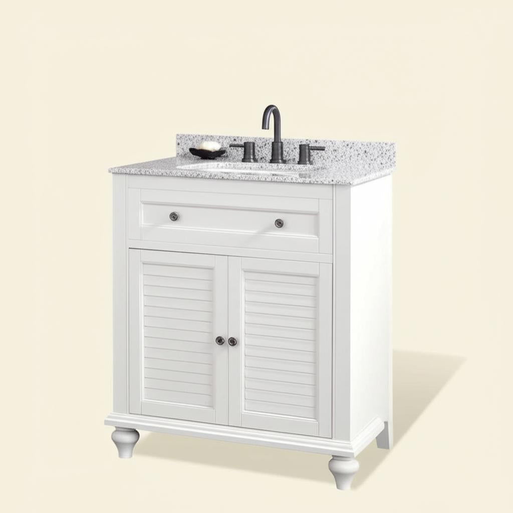Home Decorators Collection Hamilton 31" Freestanding Bath Vanity with Granite Top