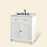 Home Decorators Collection Hamilton 31" Freestanding Bath Vanity with Granite Top