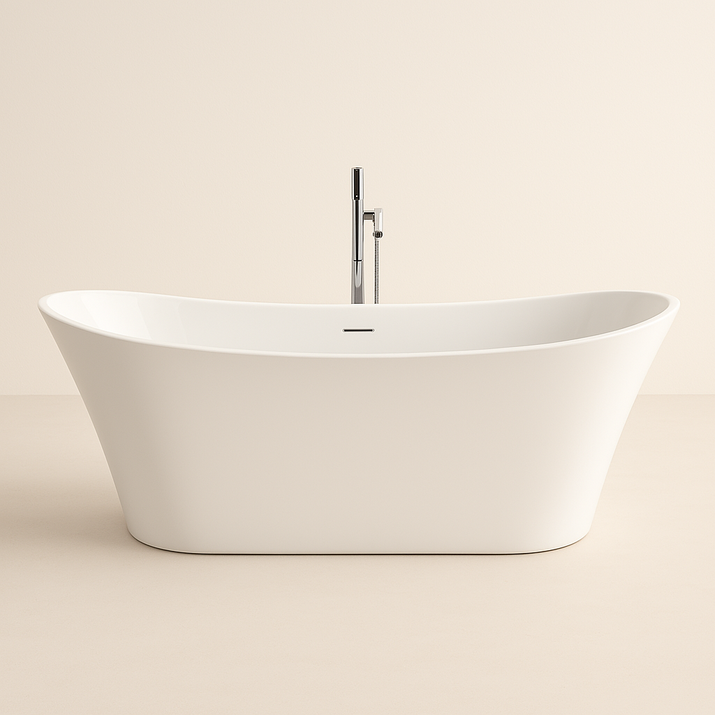 Home Decorators Collection Berkel 60-inch Acrylic Freestanding Bathtub