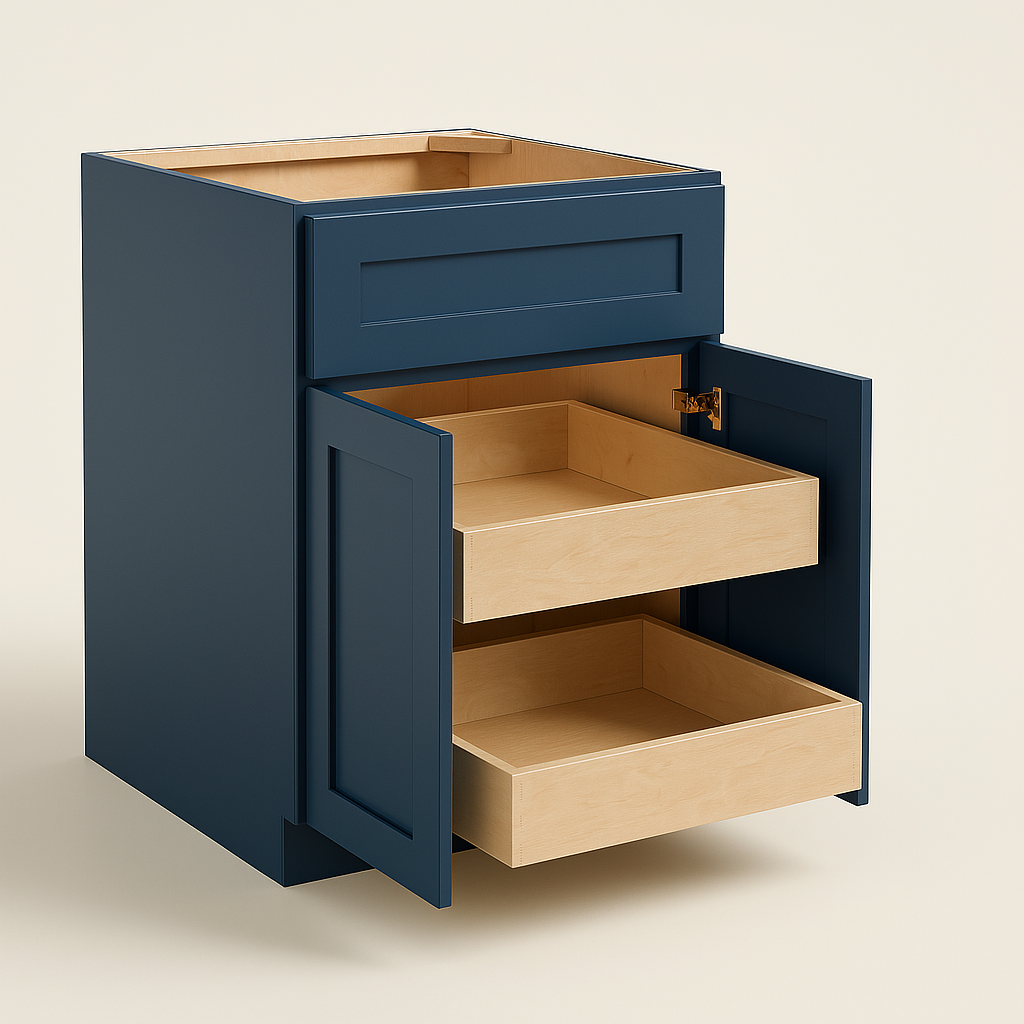 Home Decorators Collection Newport Mythic Blue Kitchen Base Cabinet