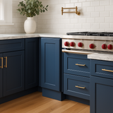 Home Decorators Collection Washington Vessel Blue Shaker Kitchen Cabinet