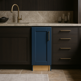 Home Decorators Collection Washington Vessel Blue Shaker Kitchen Cabinet