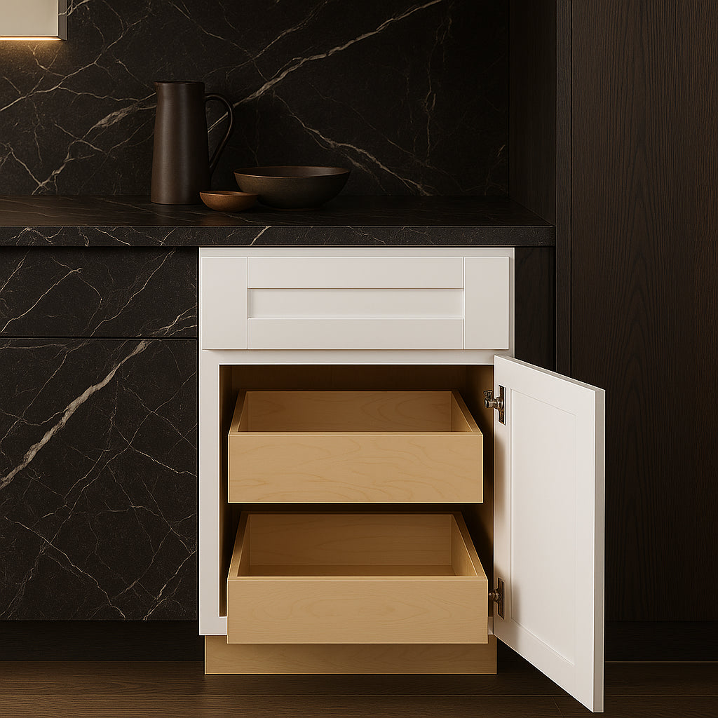 Home Decorators Collection Vesper White Shaker Base Kitchen Cabinet