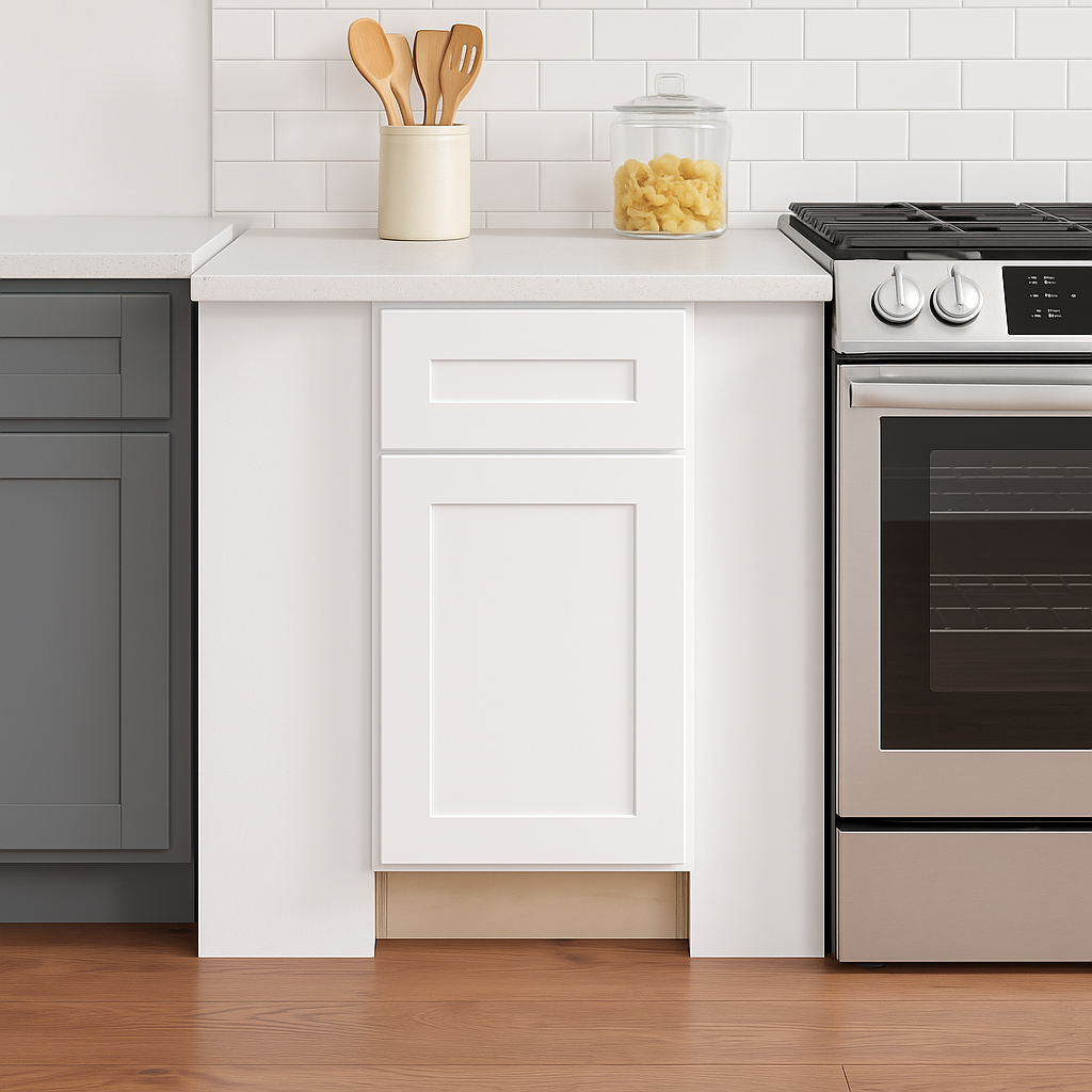 Home Decorators Collection Newport Assembled Plywood Base Kitchen Cabinet in Pacific White